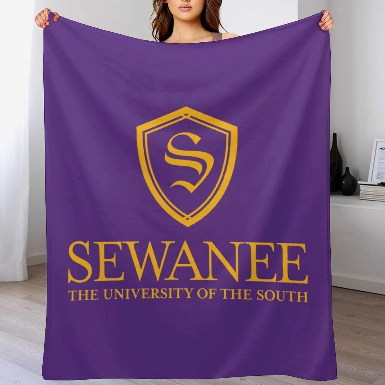 

Sewanee,The University of the South Throw Blanket Quilt Soft Hairys Retros Blankets