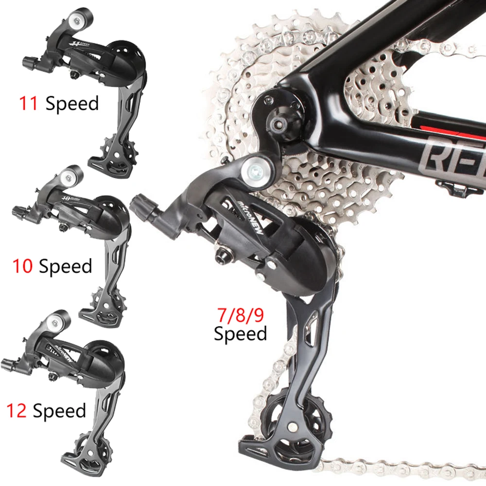 MTB Bicycle Rear Derailleur 7/8/9 10 11 12 Speed Change Gear for Mountain Bike Back Transmission Mechanical Gear Shifting Device