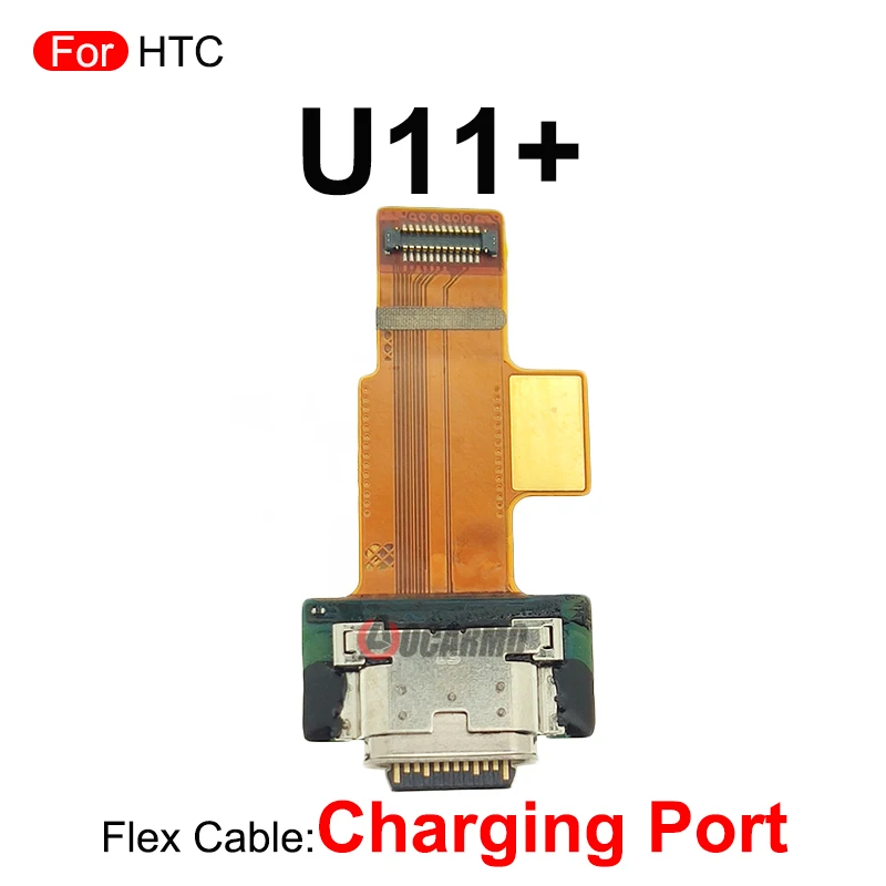 For HTC U11 EYEs U11+ U12+ U12Life U Ultra U Play U20 USB Charging Dock Charger Port With Microphone Connector Flex Cable Repair