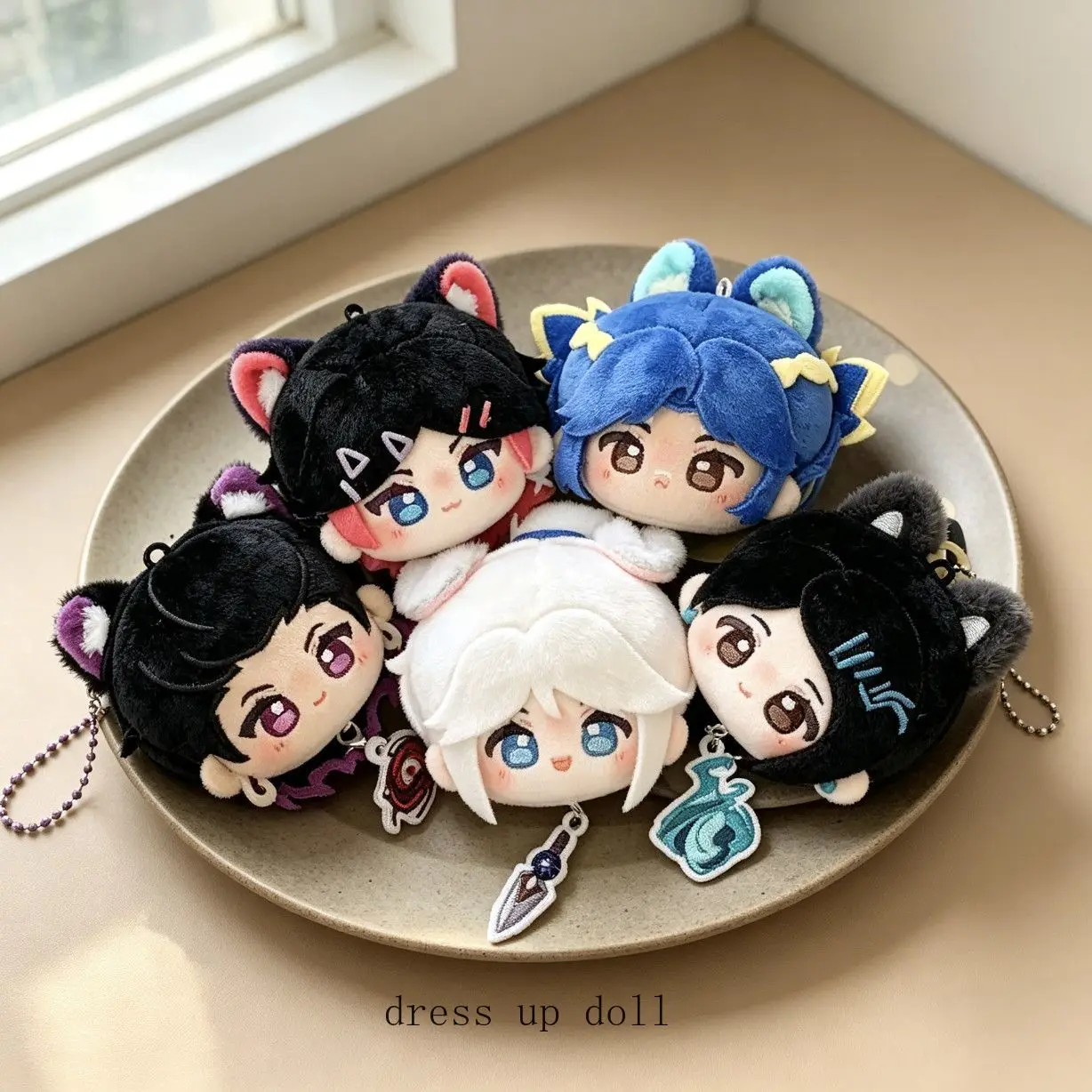 VALORANT Joon-Hee Reyna Clove Game Cosplay Cotton Dolls Dango Anime Toy Hanging Pendant Plush Figure Mascot Keychain Gift