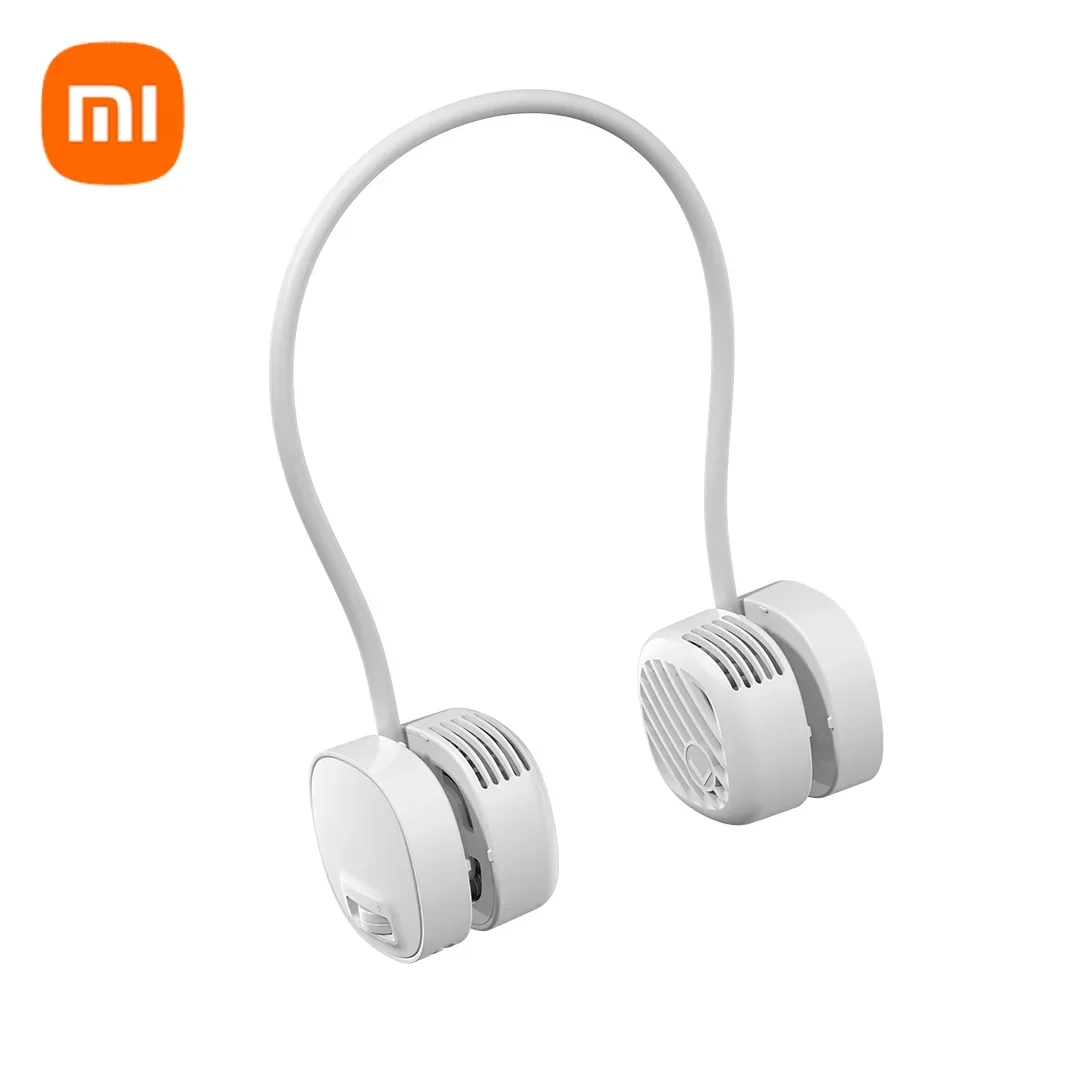 Xiaomi-Ventilateur de cou portable aste, design pliable, rotation à 360 °, Type-C, voyage en plein air, sport, camping, 3Life