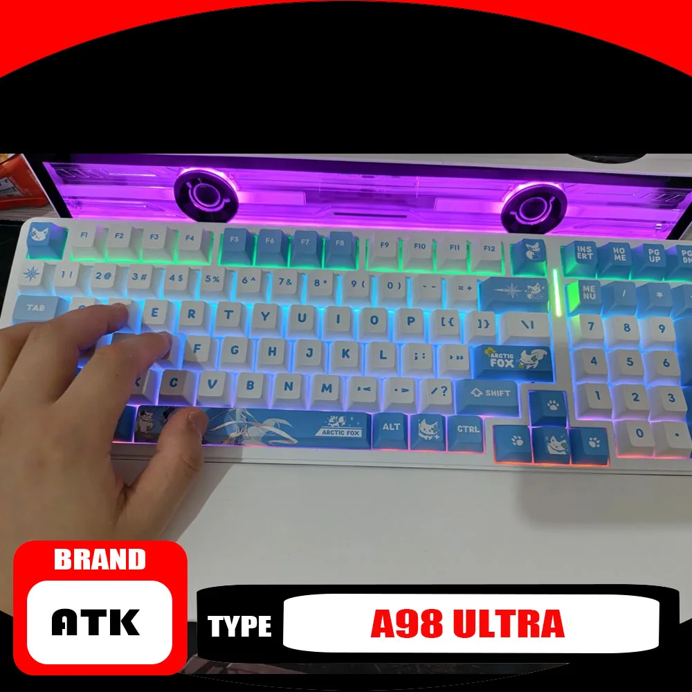 ATK A98 Ultra Mechanical Keyboard, Wireless, Dual 8K, Tri-mode Bluetooth, 8000Hz, Ergonomic Custom Gaming Keyboard Player Gifts