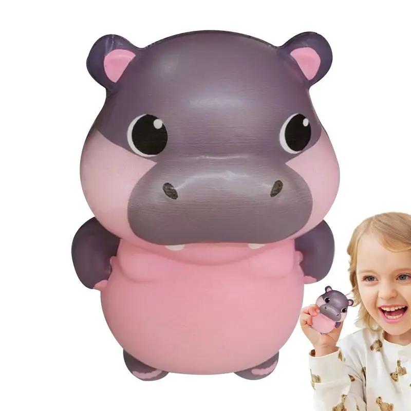 Little Hippo Doll Squeeze Toy Slow Rising Cute Squeeze Toys For Kids Animal Squeeze Toys For Kids Creative Fidget Toy