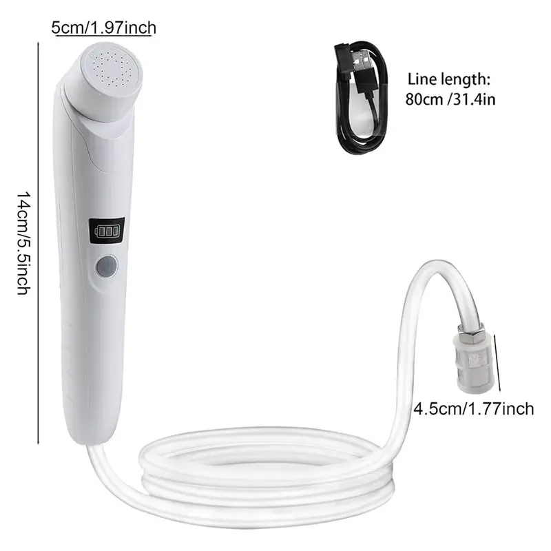 SYW-USB دش كهربائي محمول قابل لإعادة الشحن للتخييم في الهواء الطلق، والاستحمام على الشاطئ، ونباتات الري المحمولة #6