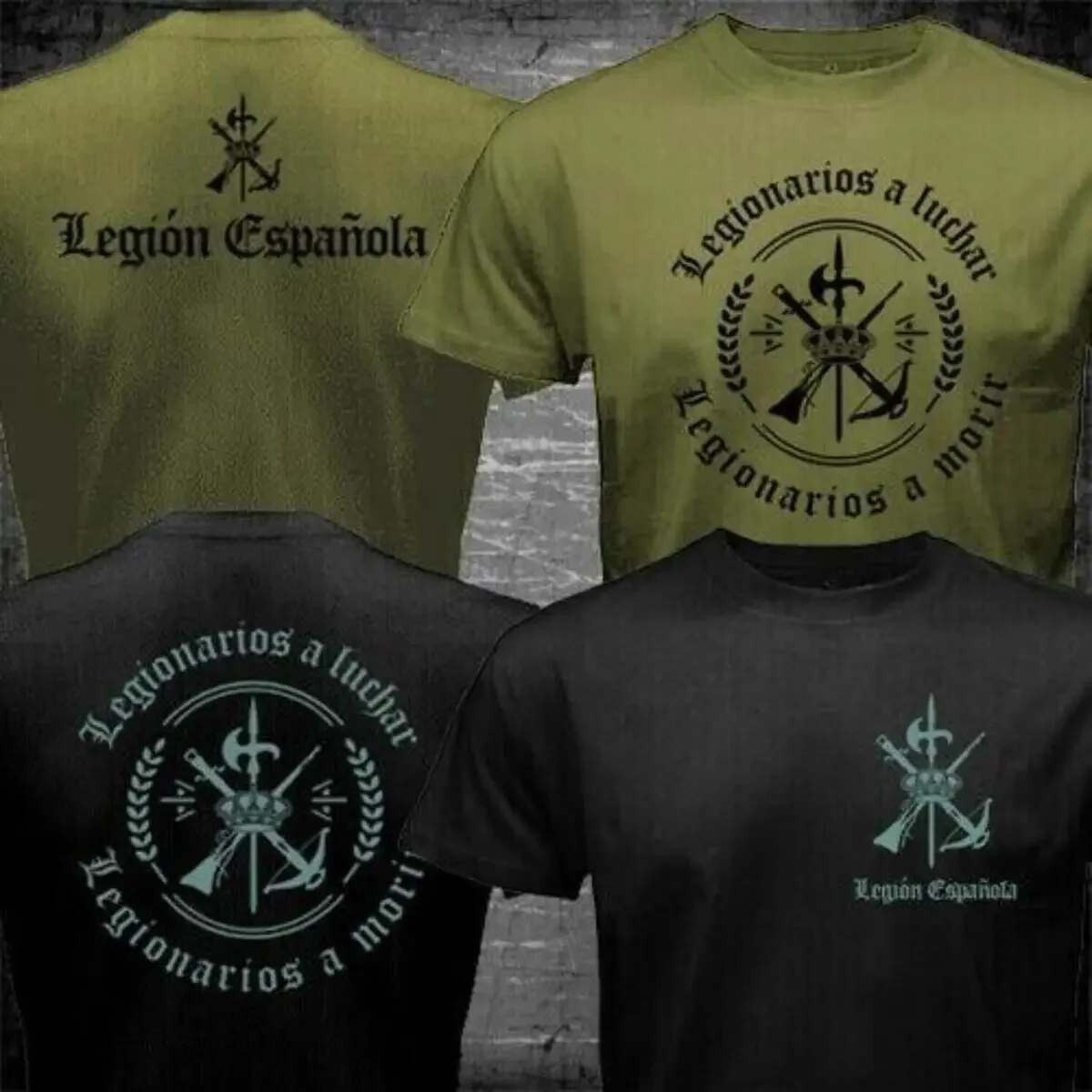 Summer Cotton Short Sleeve O-Neck Mens T Shirt N5ew S-5XL Spain Foreigh Legion Spanish Espanola Tercio Army Military T-Shirt.