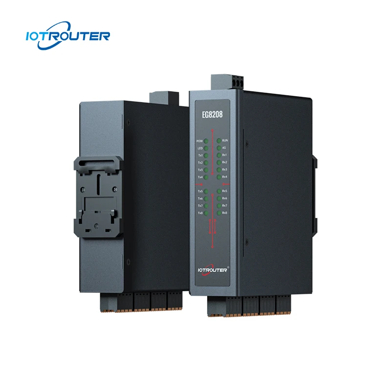 

8 Channel Serial Port RS485 LTE Gateway with Nodered Software for IOT Solutions