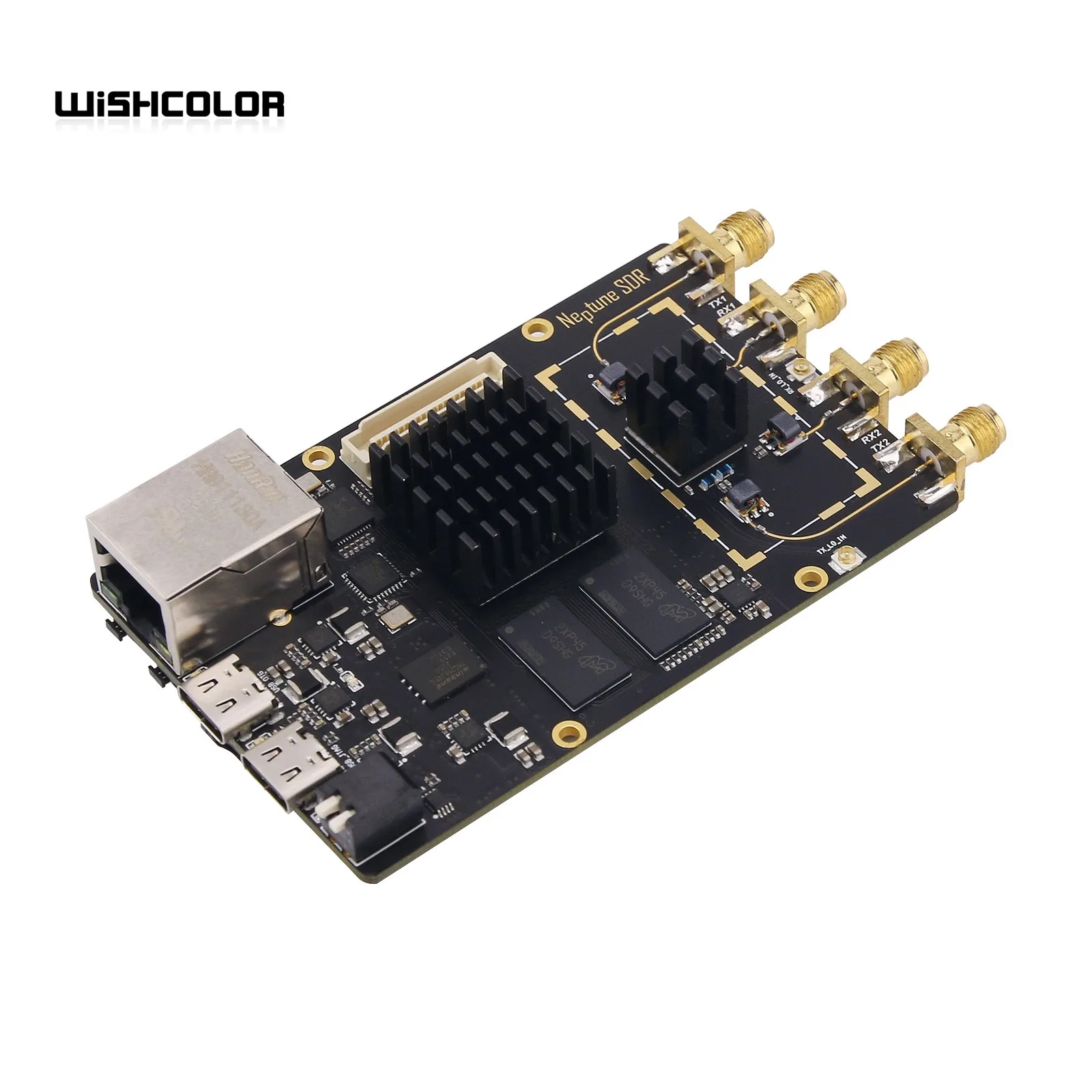 Imagem -02 - Wishcolor Neptunesdr B210 Plus 70mhz6ghz Placa de Desenvolvimento Sdr Openwifi Pluto Sdr Ad9361 Chip para Zynq