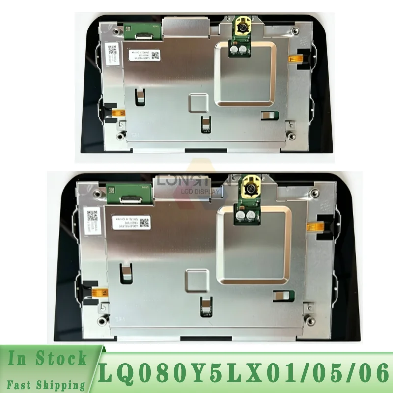 LQ080Y5LX05 LQ080Y5LX01  LCD Display Screen For F-ord F-ocus MK4 SYNC3 Car Navigation Radio Multimedia Monitor Replacement Parts