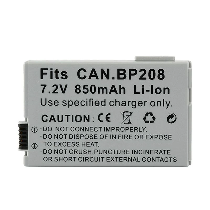 BP208 Camera HF R21 R26 R28 R200 R206 R208 Lithium Battery Pack