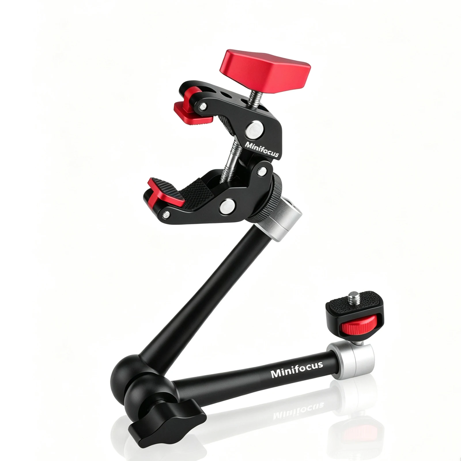 Verstellbarer Magic Arm mit Super Clamp, 11 Zoll Gelenkarm-Klemme, Reibungs-Kraftarm, Krabbenklemmen-Set für Kamera, Monitor, Licht