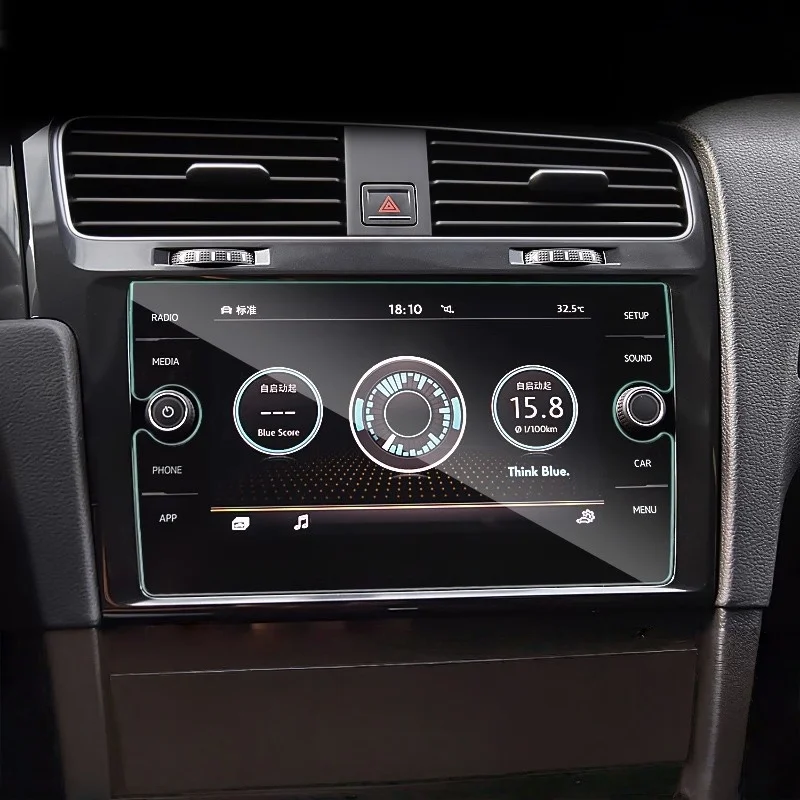 

For Volkswagen Tiguan (SE/SE R-Line Black/SEL/SEL R-Line) 8-inch Touch Screen 2022 2023 2024 Tempered Glass Protective Film