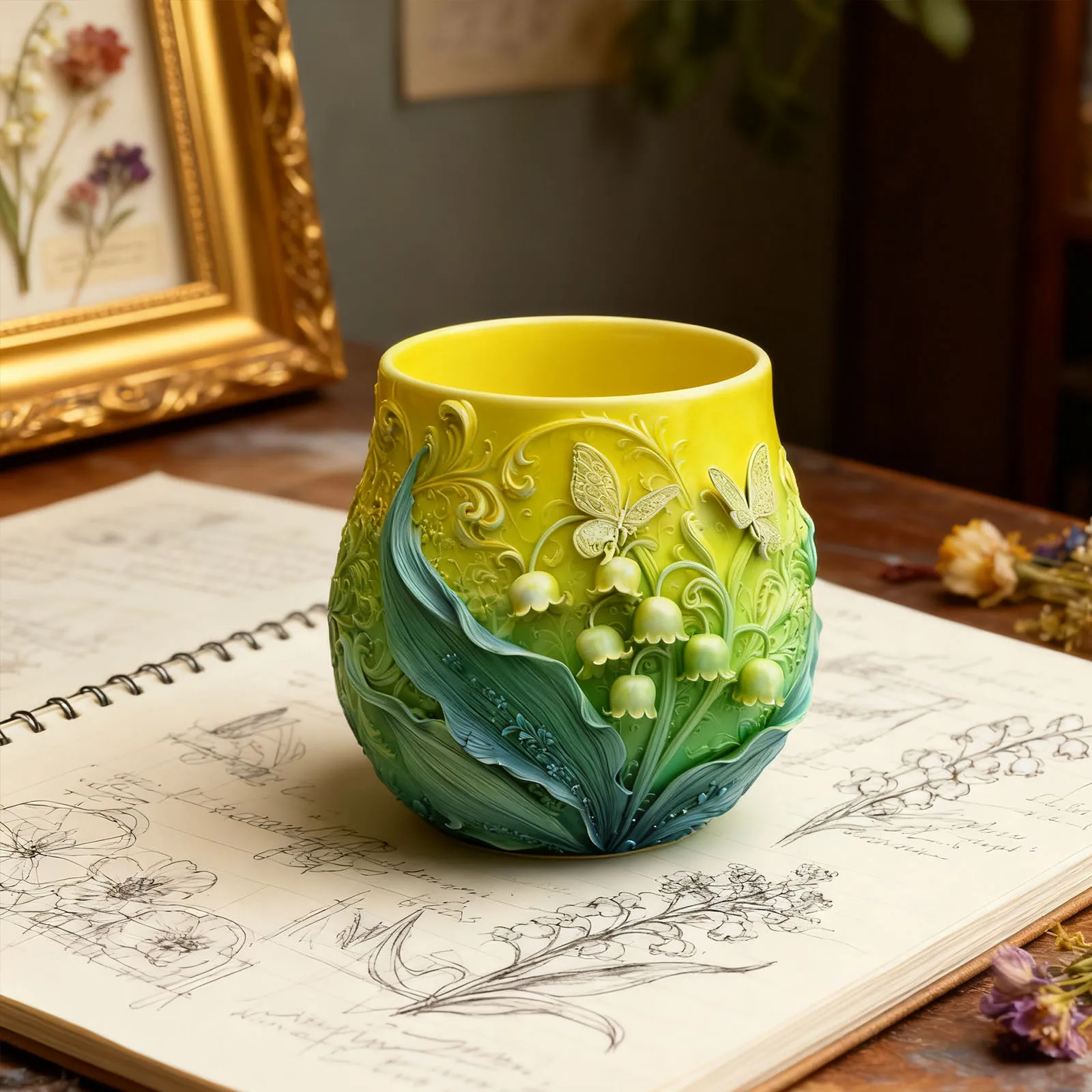 

Lily Of The Valley Mold Aromatherapy Butterfly Plaster Cup Mold Diy Epoxy Mold Decorative For Home Decor Diy Projects Gifts