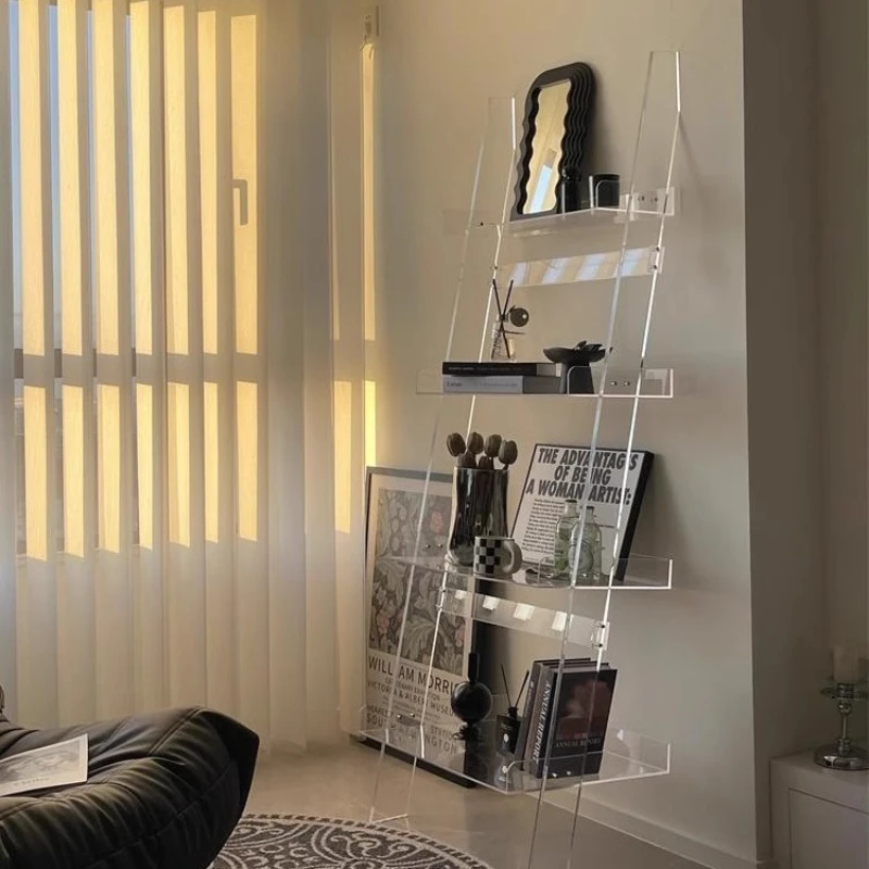 

Многоярусный шкаф для хранения, журнальный столик для гостиной, прозрачный напольный стеллаж для закусок, витрина