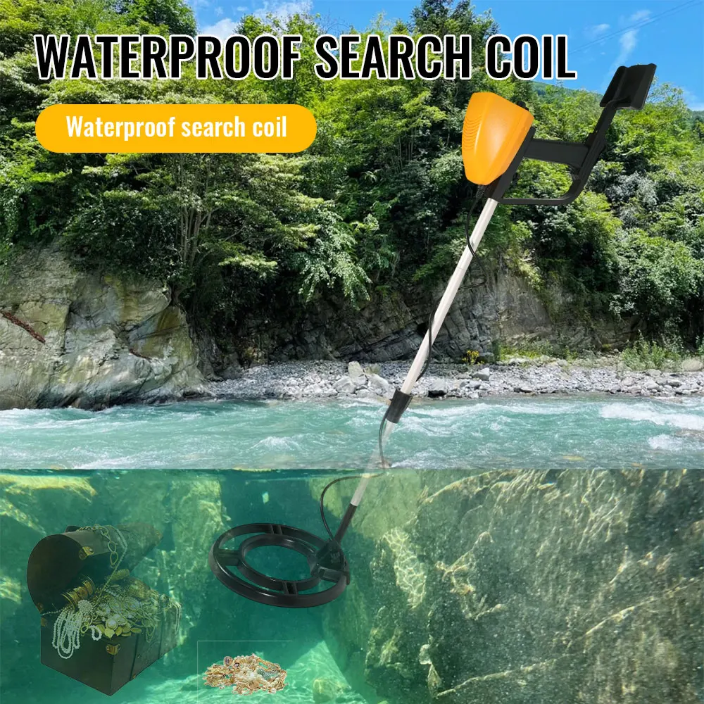 MD-940 Metal Detector professionale Rilevatore d'oro sotterraneo Metal Finder ad alta precisione Ricerca impermeabile Bobina Cercatore di tesori