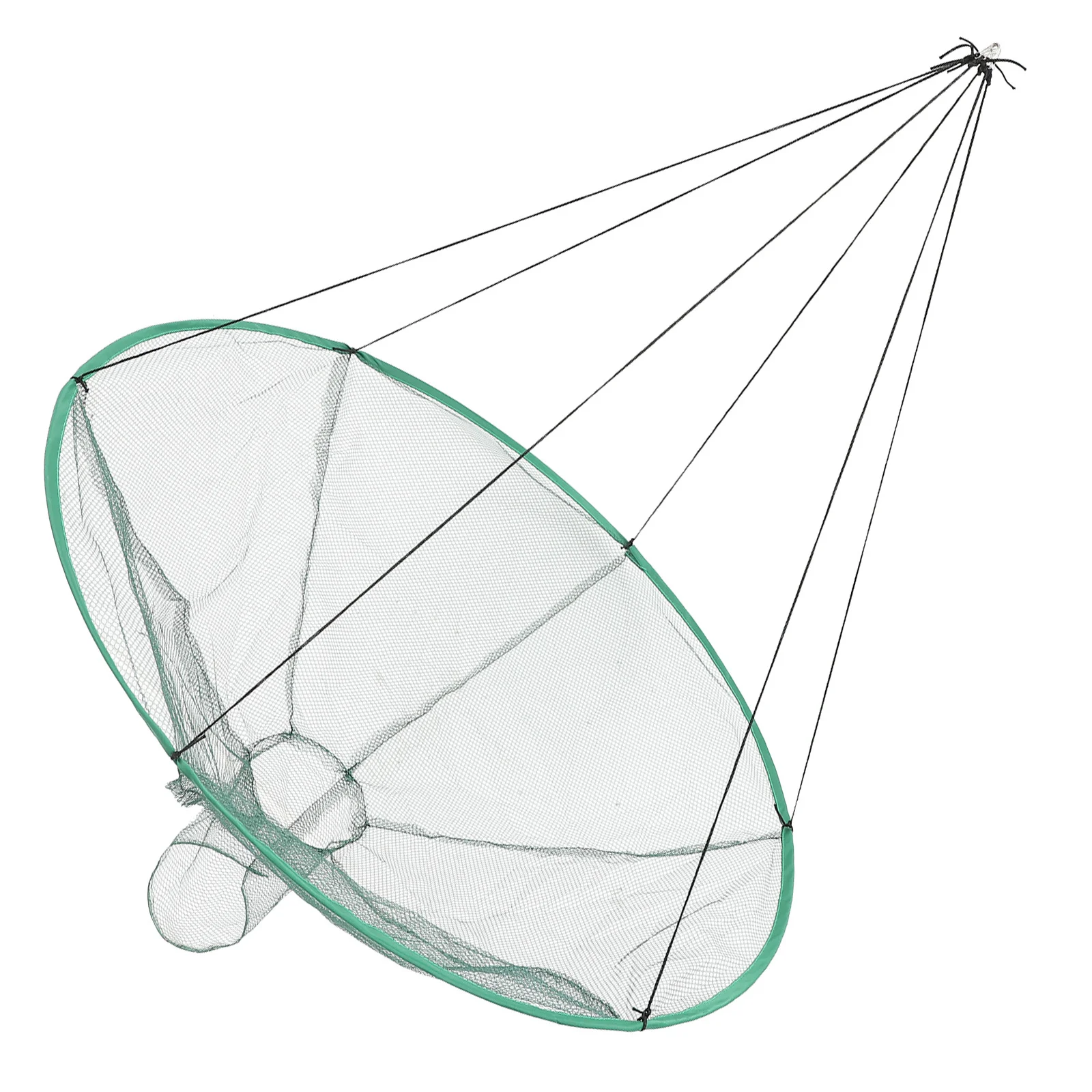 

1Pcs Shrimp Fishing Net Foldable Hand Fishing Net for Crab Lobster Bait Trap Portable Lightweight No Installation Required Easy