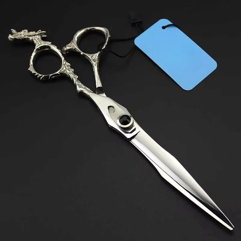 7inch  Pet Grooming Hair Cutting Scissor Dragon Handle Shear Clipper Cat Dog Hairdressing Knife Shape Blade