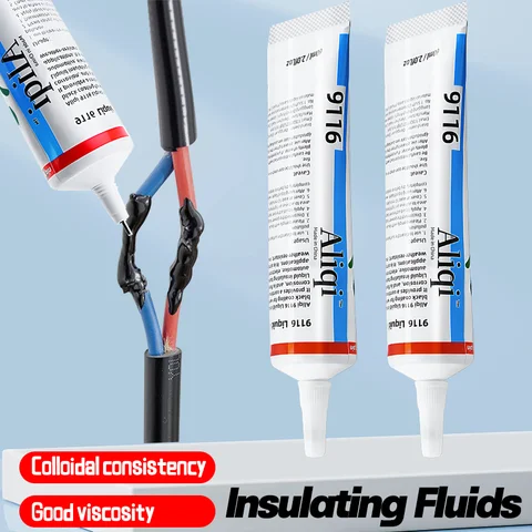15~300ml Waterproof Liquid Electrical Tape Rubber Insulation Paste Fix Line Glue for Wires Cables Fast Dry Insulating Glue