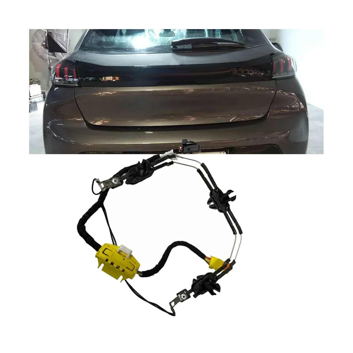 Interruptor de volante de coche, arnés de cables multifuncional 9812313777 98255044ZD para Peugeot 2008 4008 Citroen C5