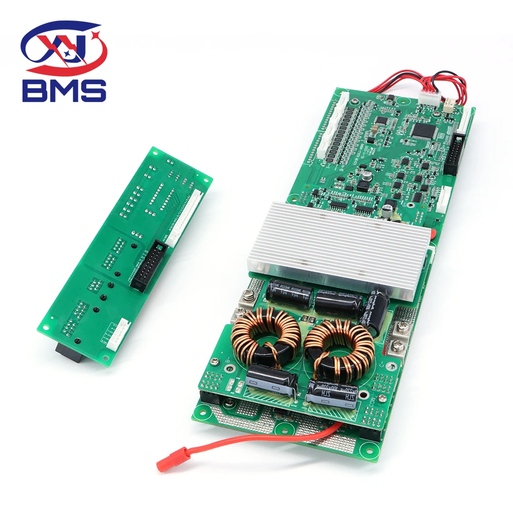 XJ BMS Smart BMS 16S 48V Lifepo4 Lithium Battery Protection Board 100A Home LFP Cell Balance Circuits Support LCD RS485