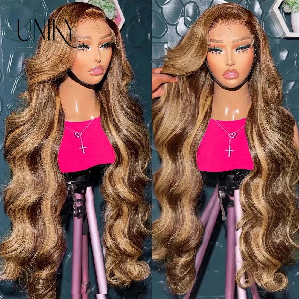 

P4/27 Highlight Wig Human Hair Body Wave Lace Front Wig 13x4 Honey Blonde Lace Front Human Hair Wigs Pre Plucked Human Hair