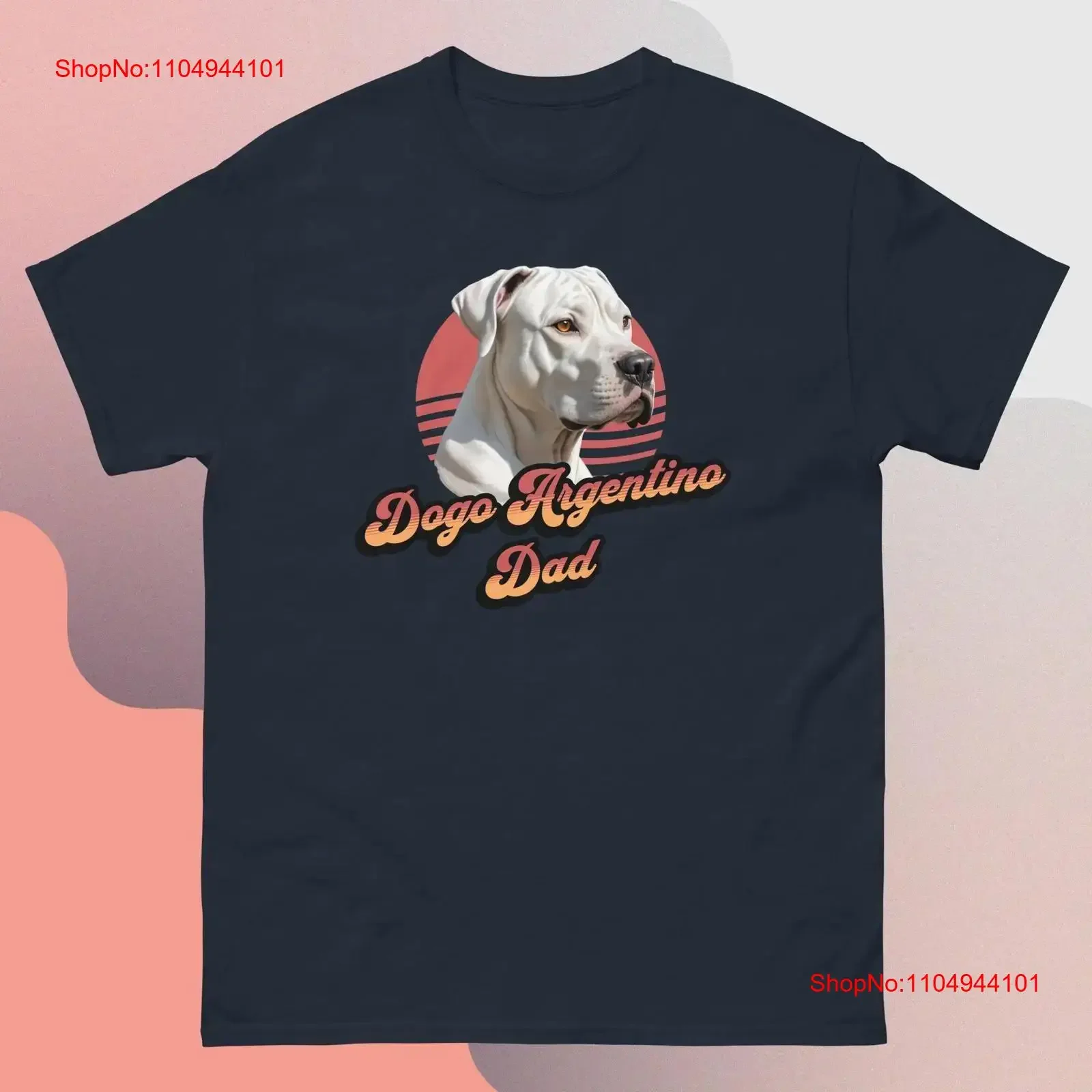 

Футболка Dogo Argentino, аргентинская футболка Mastiff, собака, папа, подарок для владельца отца, винтажная стираная уличная одежда унисекс, мягкая модная графика