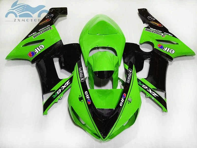 Custom Motorcycle full set fairings kit for KAWASAKI Ninja ZX 6R 2005 2006 sport fairing kits ZX6R ZX636 05 06 body repair parts