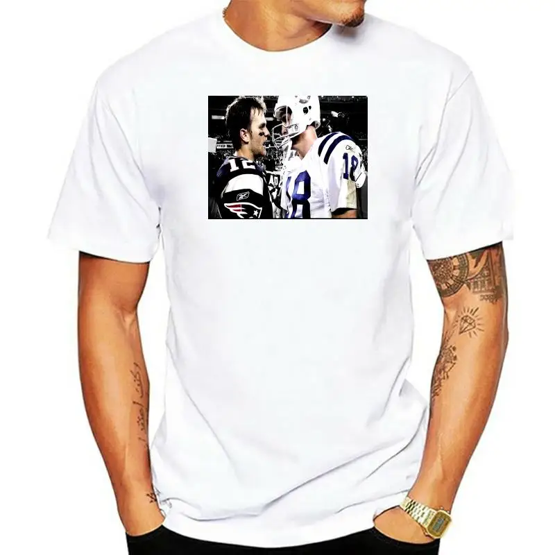 Tom Brady And Peyton Manning Face Off 3 MenS T-Shirt