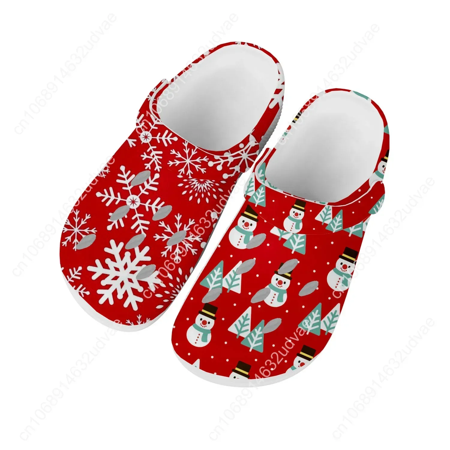 

Christmas Sandals Men Women Teenager Fashion Water Shoes High Quality Garden Breathable Comfort Beach Custom Slippers