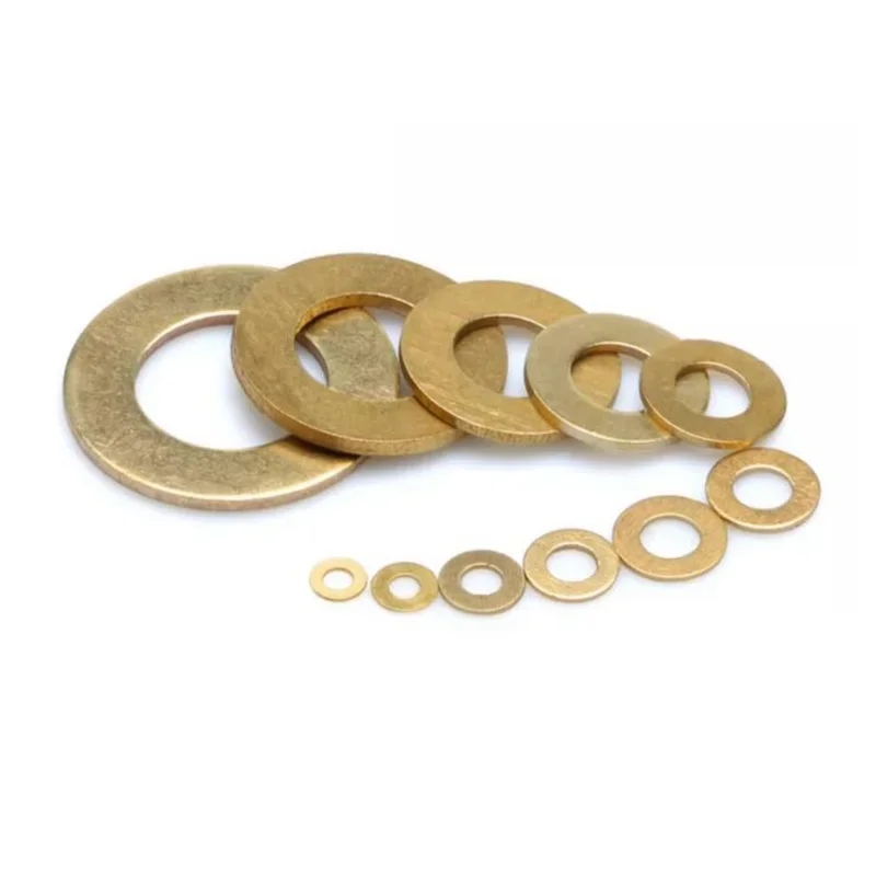 M2 M2.5 M3 M4 M5 M6 M8 M10 M12 M14 M16 M18 M20 M22 M24 Solid Brass Flat Washer