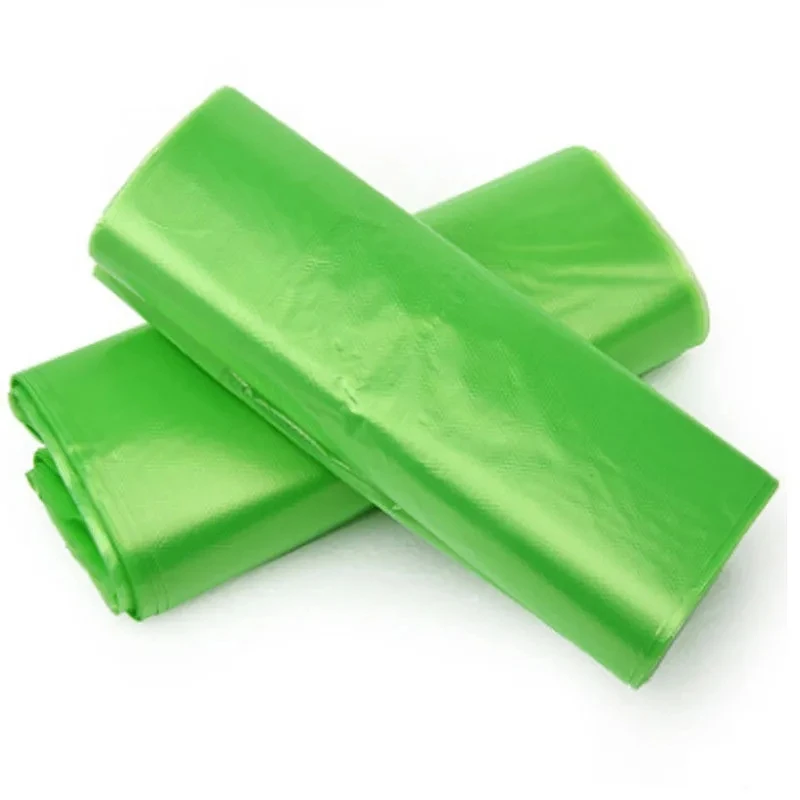 ถุงพลาสติกสีเขียว3ขนาด100ชิ้นถุงช้อปปิ้งของขวัญซูเปอร์มาร์เก็ตร้านขายของชำหนาพร้อมที่จับกระเป๋าเสื้อกั๊กตะกร้าที่เก็บเครื่องครัว