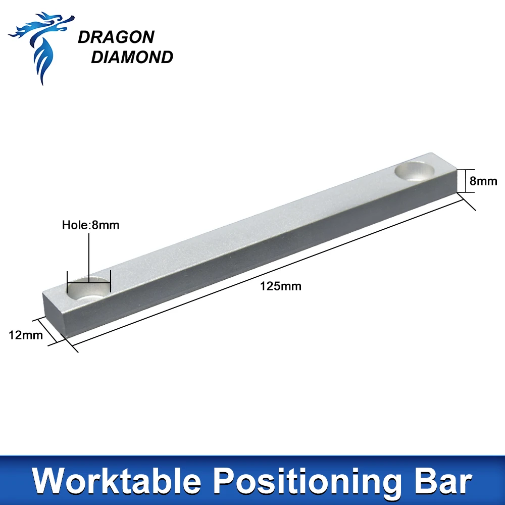 Worktable Positioning Bar Metal 136*15mm For Fiber Marking Co2 Marking Engraving Machine