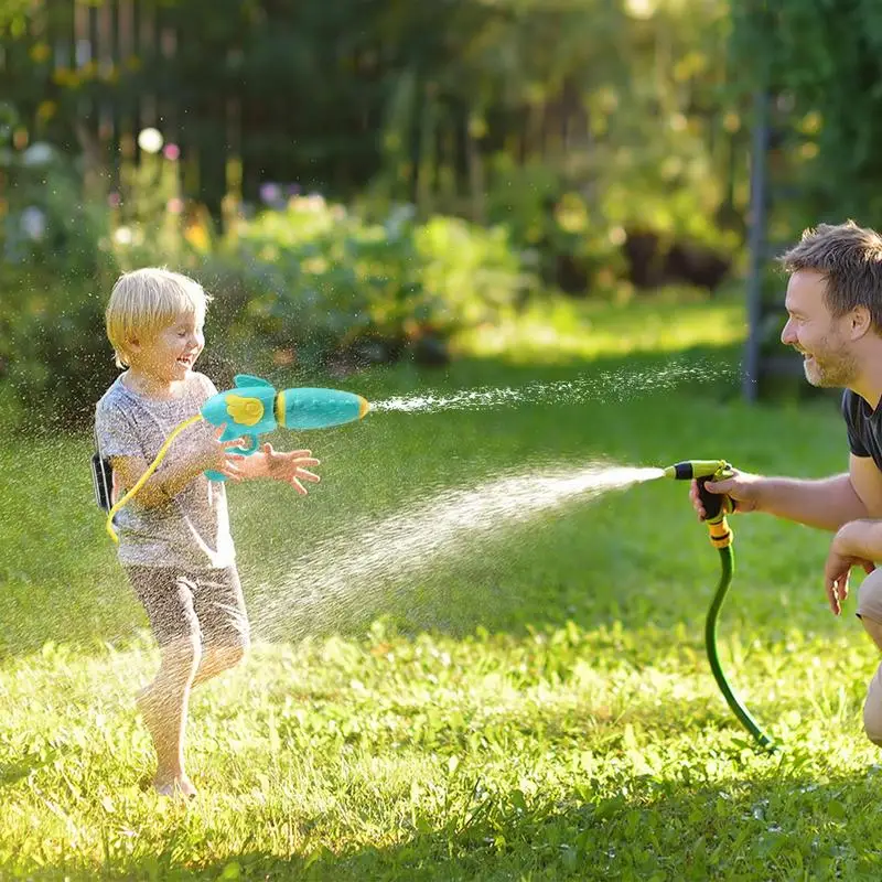 Plecak Launcher o dużej pojemności woda Shooter Soaker zabawka lato gra na zewnątrz dla dzieci chłopcy dziewczęta podwórko basen