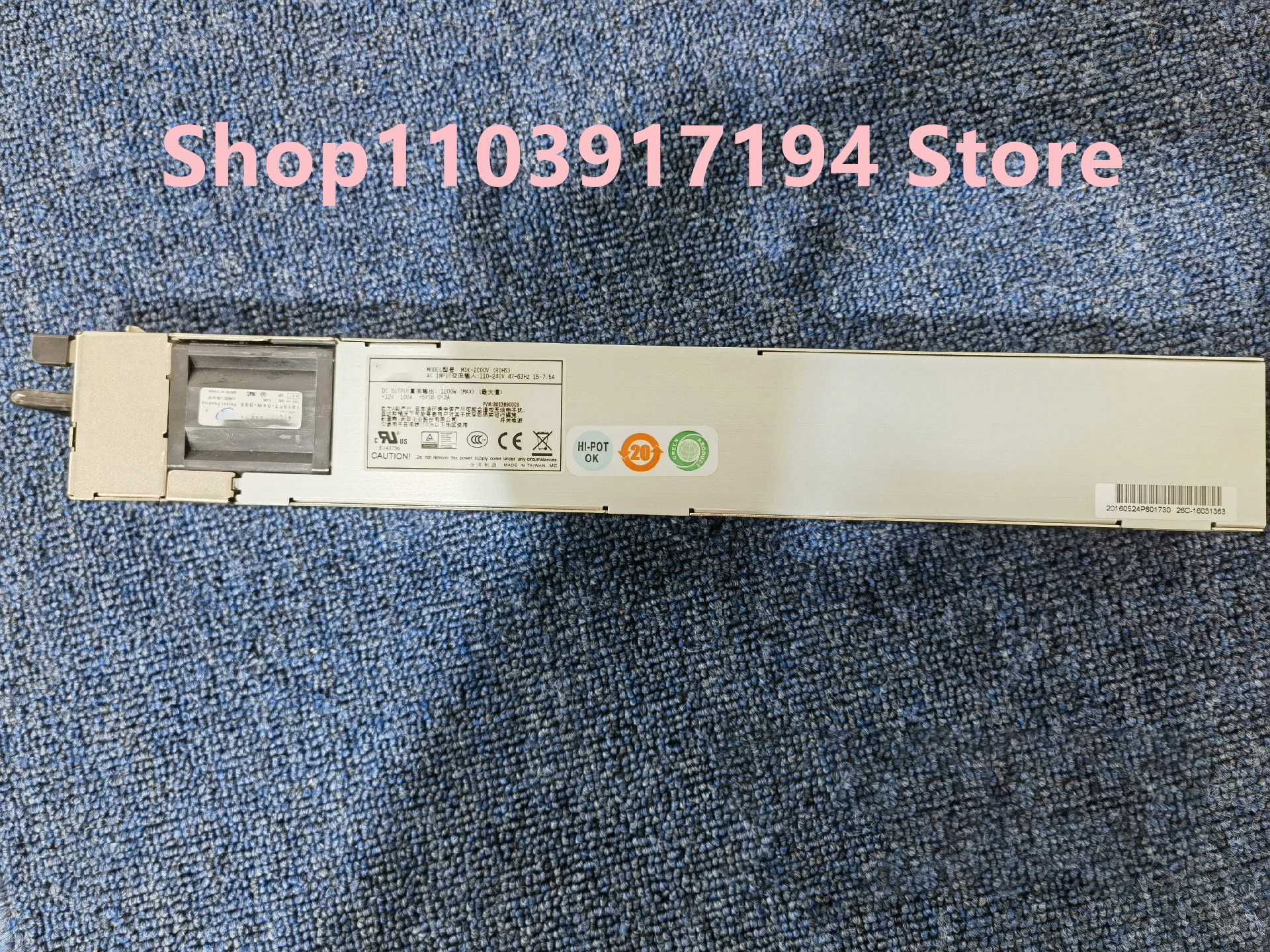 FOR ZIPPY M1K-2C00V Server power supply 1200W