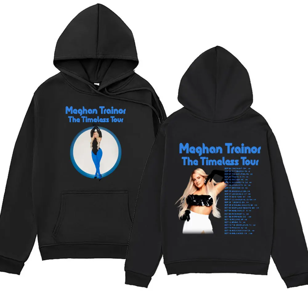 

Singer Meghan Trainor The Timeless Tour 2024 Print Hoodie Men Women 90s Vintage Fashion Sweatshirt Trend Street Fleece Pullover