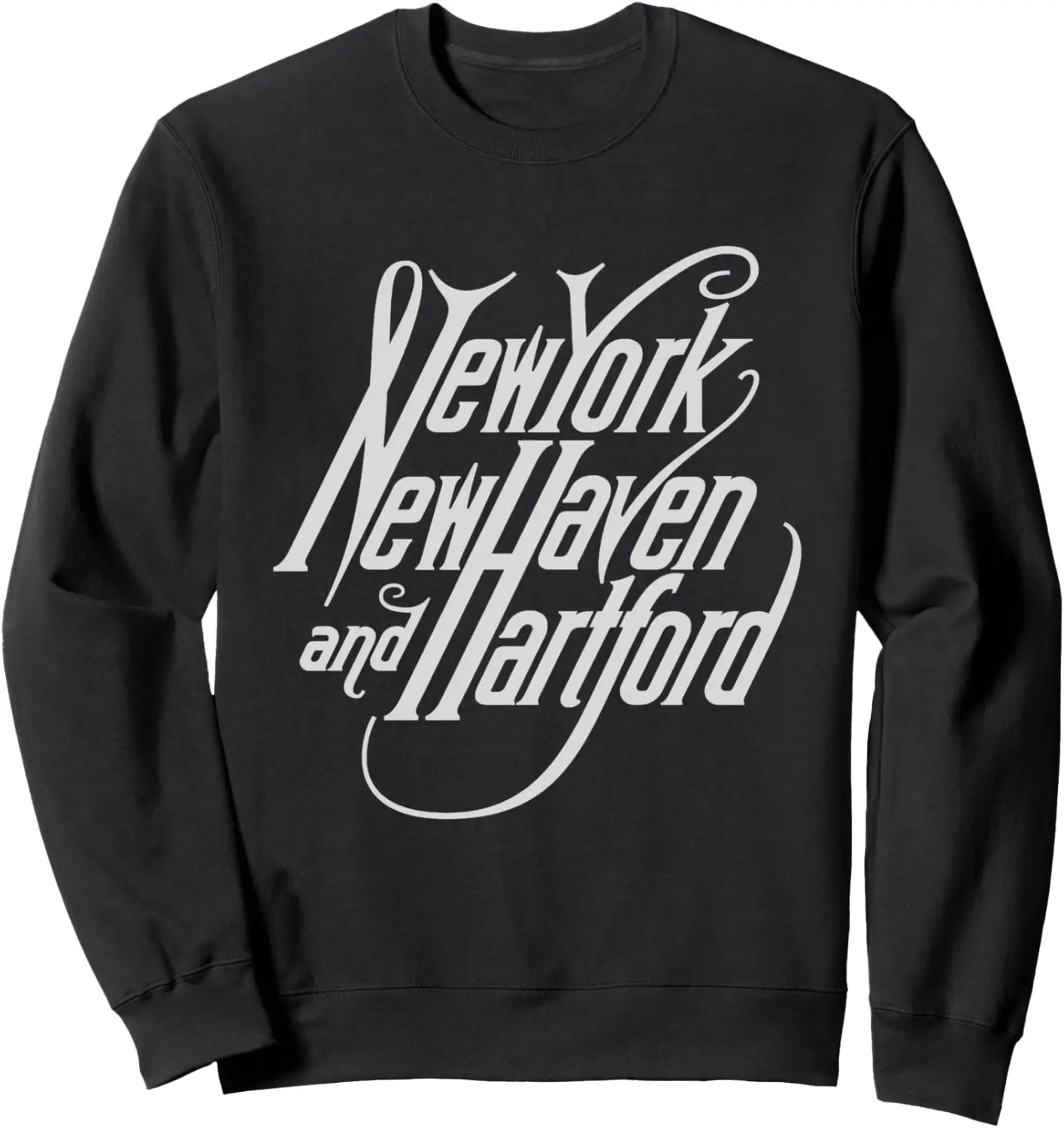 

Винтажный свитшот New York, New Haven and Hartford Railroad NYC Retro