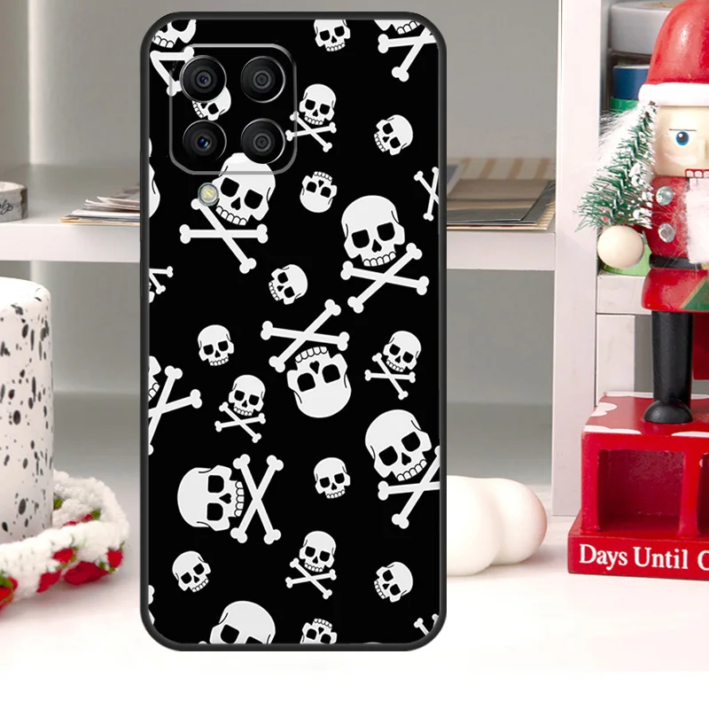 Skull Gothic Creepy Pastel Goth For Samsung Galaxy M32 M52 M12 M53 M33 M13 M14 M34 M54 M20 M21 M31 M51 M30s M15 M55 Case