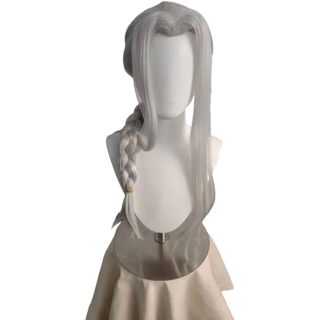 

The Fire Keeper Wig Game Dark Souls Cosplay Wig Women Hair Cosplay Synthetic Hair Light Gold Long Styled Halloween Party Wig