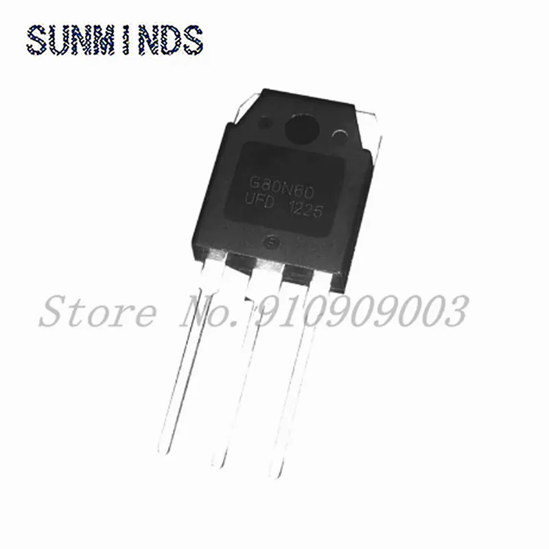 10Pcs SGH80N60UFD TO-3P SGH80N60 TO-247 G80N60 G80N60UFD 80N60