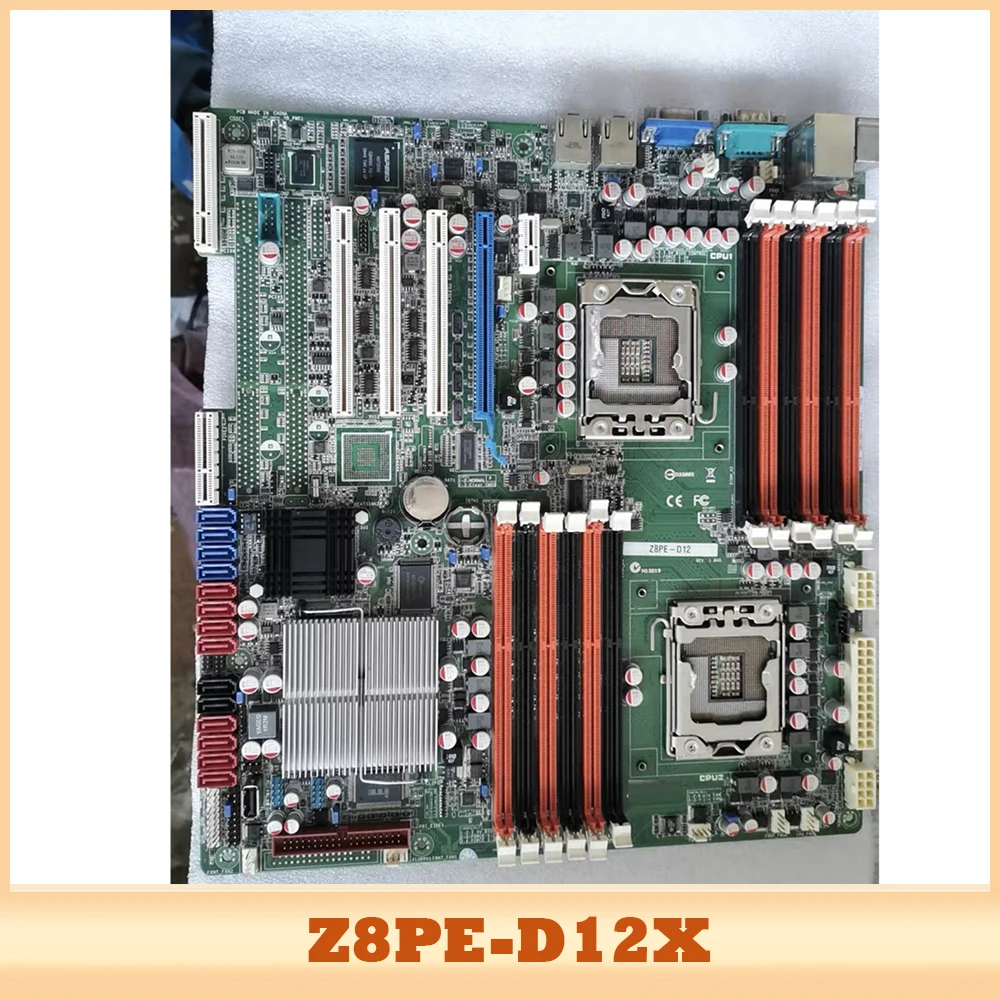 Z8PE-D12X Dual Channel Server Mother-Board X58 LGA1366 For Asus