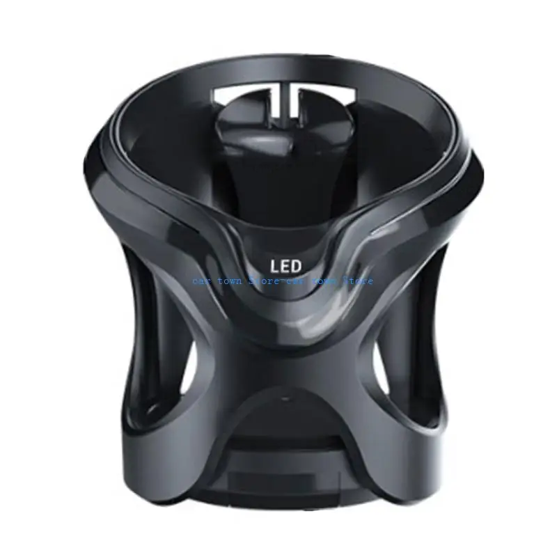 

RXJE Car Cupholder Water Bottle Storage Stand for Air Vent Easy Installation Drink Support for Drivers Beverages Up to 76mm