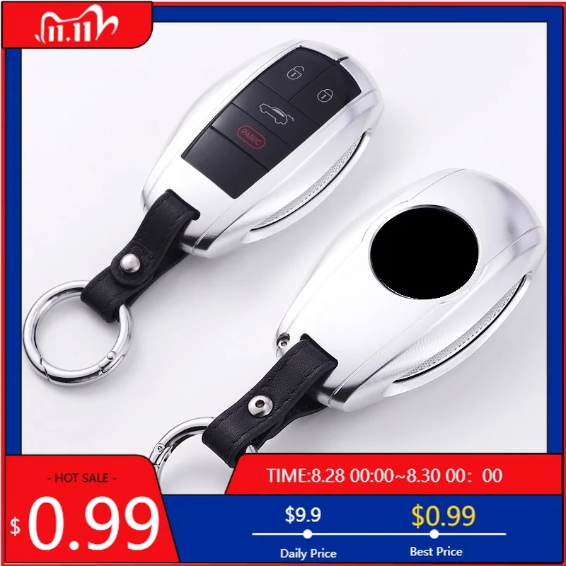 

Interior Stickers Aluminum alloy Start Remote Control Package Keyless Start Key Case Holder for Bentley Continental GT Bentayga