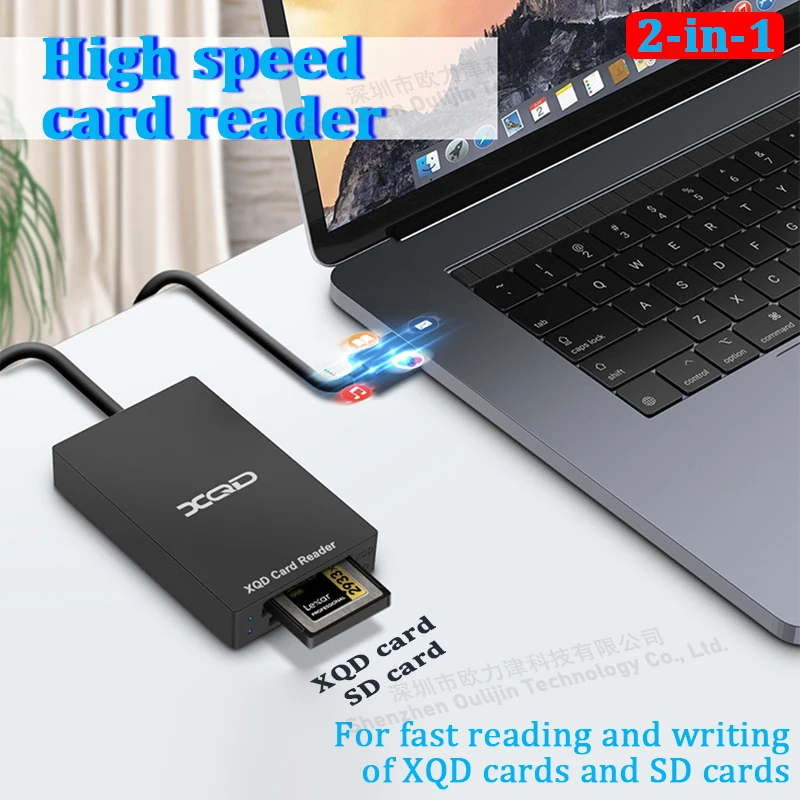 

USB 3.2 Gen2 10GBPS Data Transfer CFexpress Type A/B XQD SD High Speed Card Reader for Laptop Cameras Sony Lexar Nikon Canon San