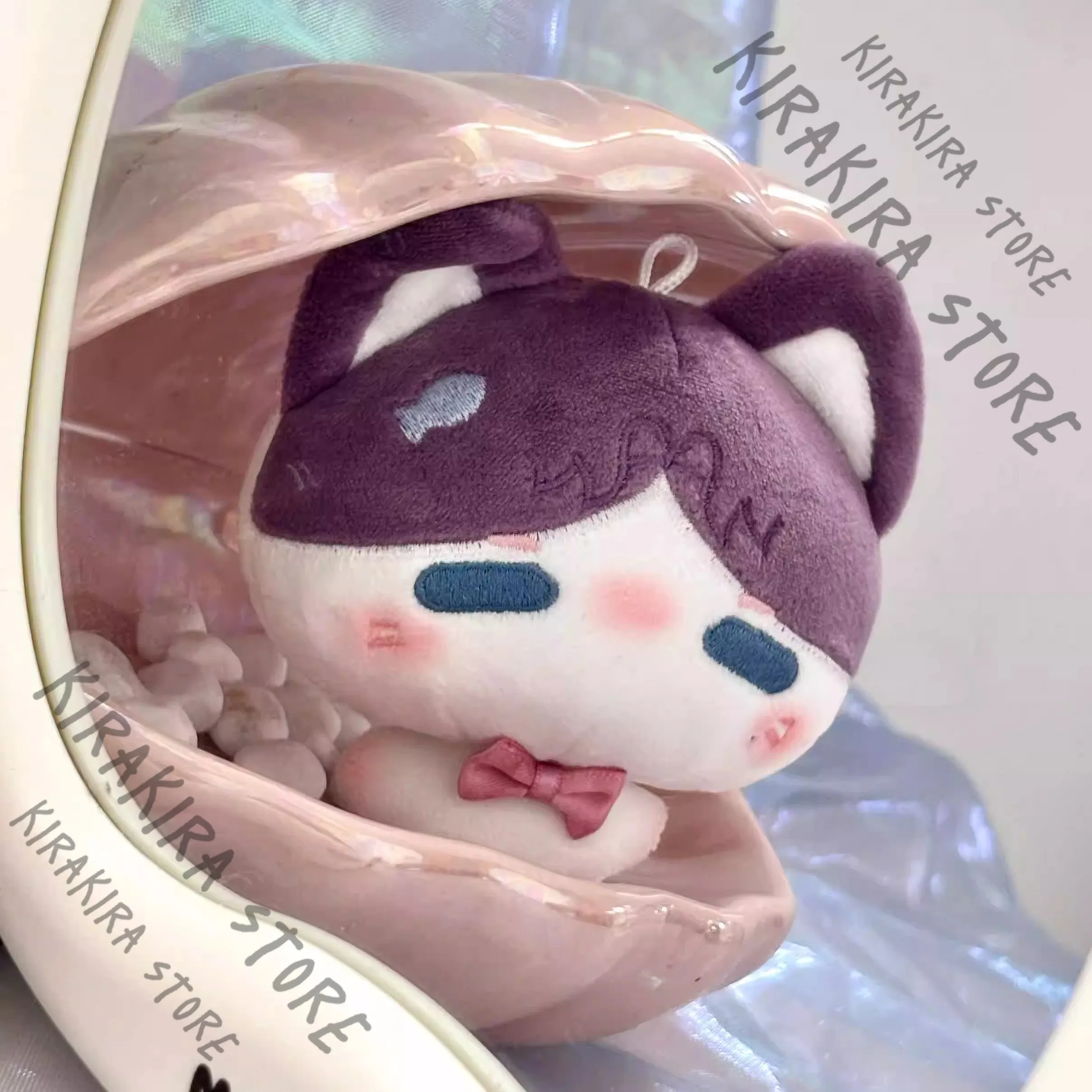 Rafayel 코튼 키 체인 펜던트 Maumet Love and Deepspace Puppet Cosplay Kawaii Stuffed Mascot 열쇠 고리 크리스마스 선물