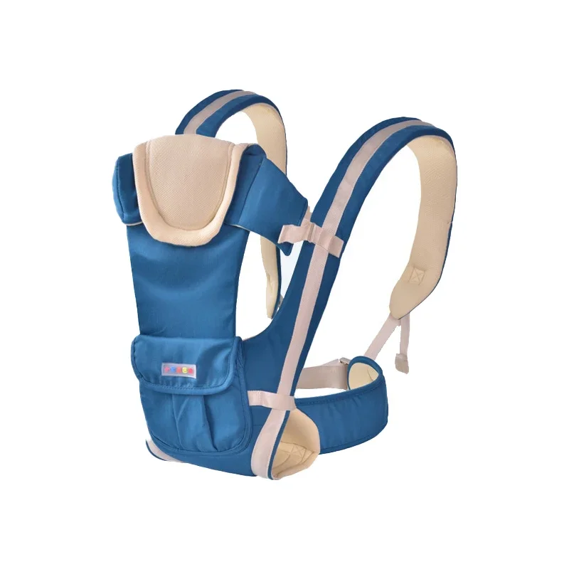 SeaMind baby kangaroo carrier logo custom infant front and back belt shoulder carrier sling wrap hip seat stroller