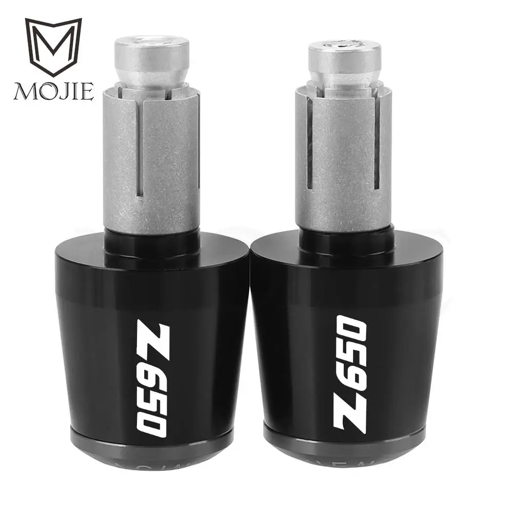 Motorcycles Handlebar Grips Cap Weight PartsAnti Vibration Silder Plug Ends FOR KAWASAKI Z650 Z 650 2017 2018 2019 2020 2021