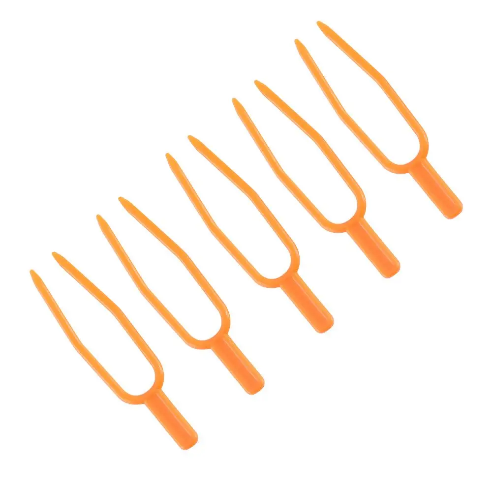 50pc Garden Tools  Plastic Quality Plant Clips Stolons Fixing Fastening Fixture Clamp Strawberry Fork Farming Clip