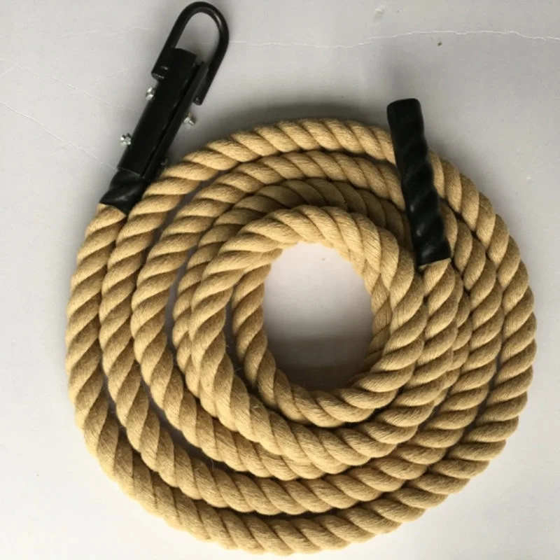 

38mm*9m Hemp Battle Rope with Anchor Gym Climbing Undulation Training Rope