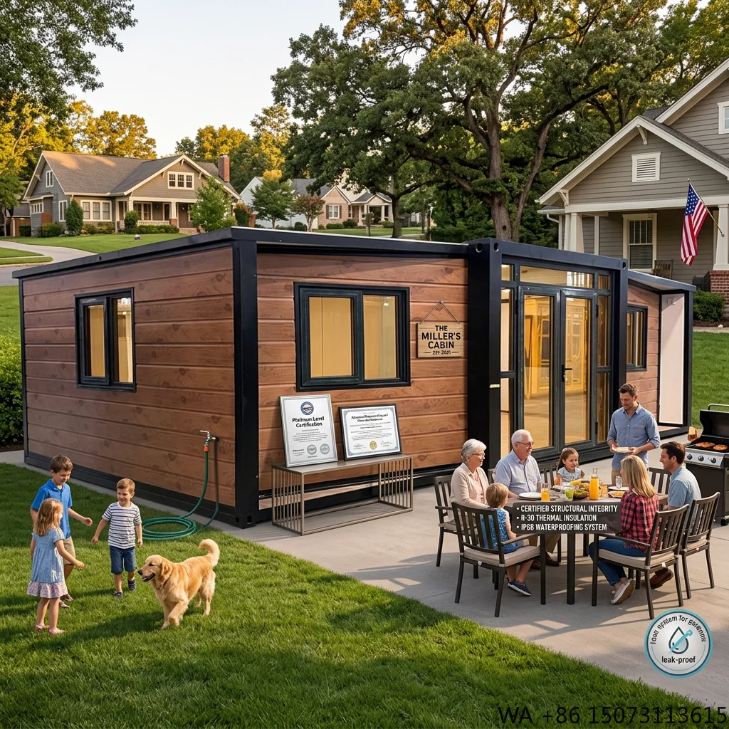 20ft 30ft 40ft Expandable Steel Container House 3 Bedrooms Contemporary Design 5-Year Warranty for Offices Kitchens Bathrooms