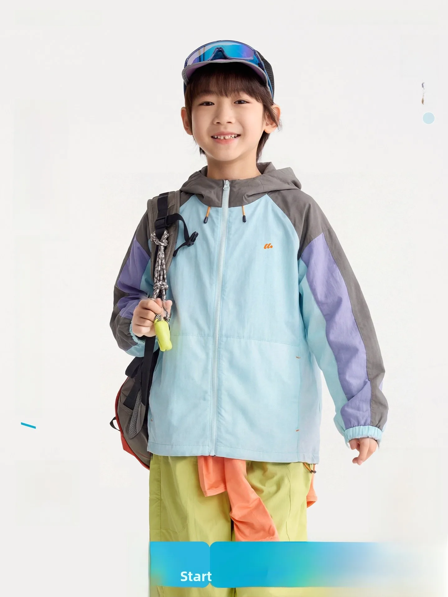 

Purrfect Diary Children's Lightweight Sun Protection Jacket Breathable UV Protection Hat Summer Outdoor Clothing for Boys And...