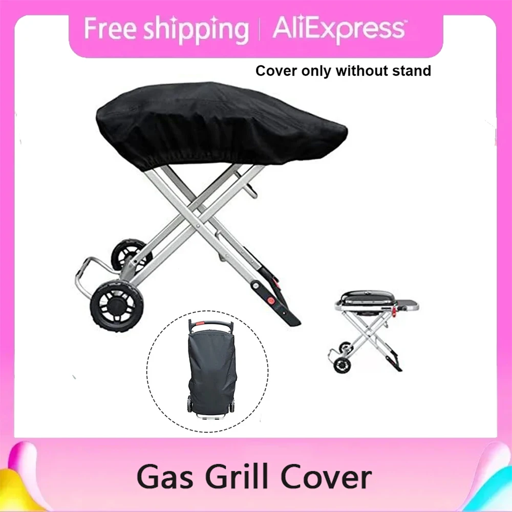 

Outdoor Gas Grill Cover For Weber 9010001 210D Heavy Duty Waterproof BBQ Cover Cooking Garden Traveler Portable Protection Cover